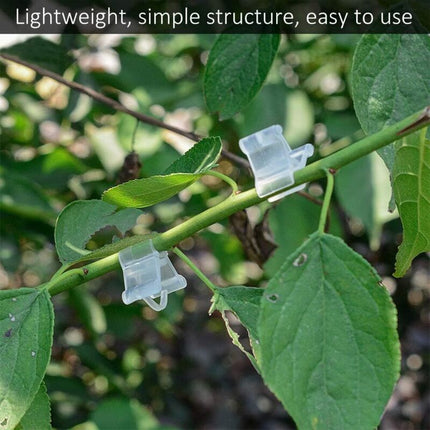 Gardening Grafting Clips 100 pcs Plastic Grafting Support Garden Clip Vegetable Vine Tomato Fruit Trees Mini Gardening.