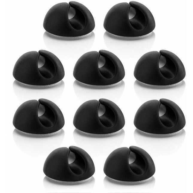 10X Cable Clips Cable Holder Cable Management Cable Fixing Cable Organizer For Cables Up To 8Mm Cable Clips Cable.
