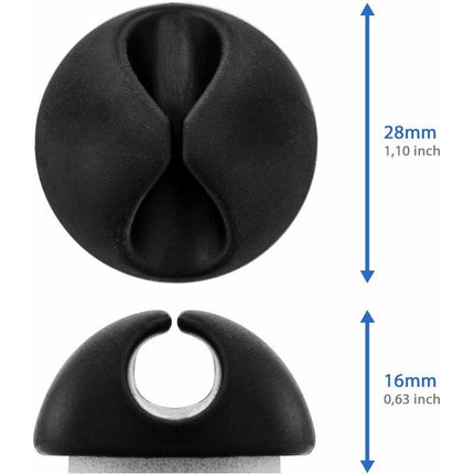 10X Cable Clips Cable Holder Cable Management Cable Fixing Cable Organizer For Cables Up To 8Mm Cable Clips Cable.