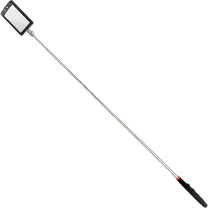 Ultra Slim LED Telescopic Mirror - Battery Included - Super Clear - Extendable Up To 88Cm - Double Ball Joint -.