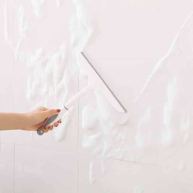 Shower Squeegee Glass Squeegee, Glass And Tile Squeegee For Window Or Shower - With Heavy Duty Blade.