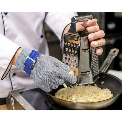 Cut Resistant Glove Iso-F Cut Resistant Gloves Stainless Steel Glove For Kitchen Butcher Outdoor Work.