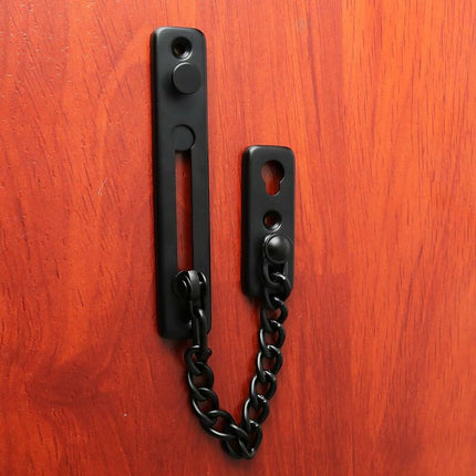 Security Door Chain Narrow Door Limiter Spring Loaded Anti-Theft Door Lock With Screws For Home Internal Door,.