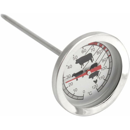 Stainless Steel ROasting Thermometer - Analog Meat Thermometer Up To 120°C - Bbq Thermometer - Meat Needle.