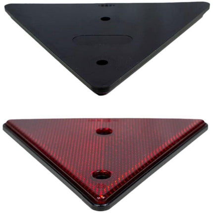 2 pcs Set Screw-On Triangle Trailer Reflectors.