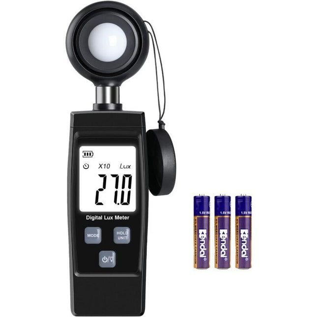 Digital Lux Meter, Practical Plant Exposure, Full With Waves Up To 200,000 Lux, Lux Meter With Maximum/Minimum Values,.