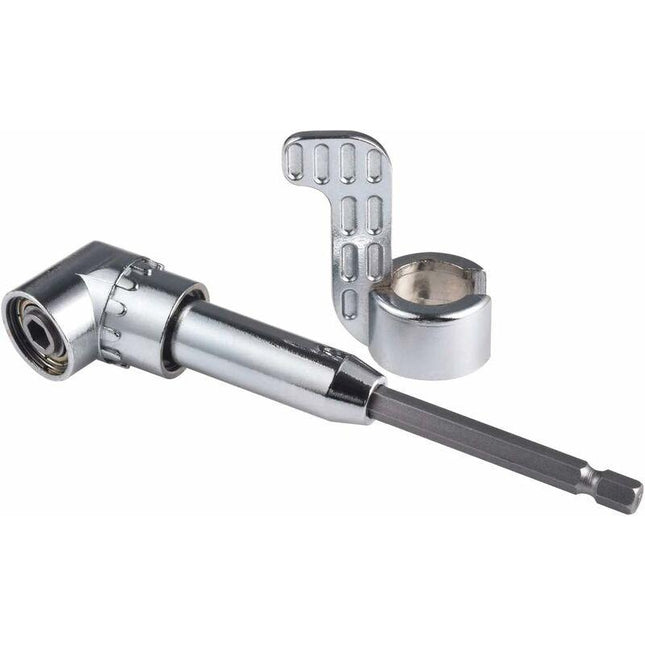 105 Degree Right Angle Drill Bit Extension Socket For Narrow Corner With Strong Magnet, Hex Head Screwdriver.