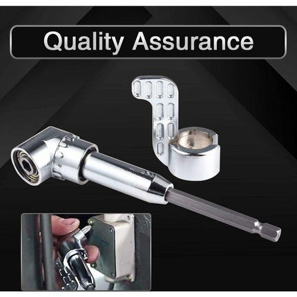 105 Degree Right Angle Drill Bit Extension Socket For Narrow Corner With Strong Magnet, Hex Head Screwdriver.