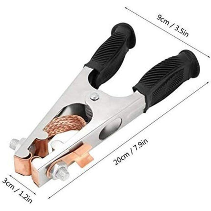 Welding Ground Clamp, Galvanized Welding Earth Clamp 500A Magnetic Ground ROd Clamp Good Conductivity For Welder For.