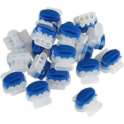 20 pcs Resin Filled Cable Connectors 3 Pole Terminal Blocks For RObotic Lawn Mowers.