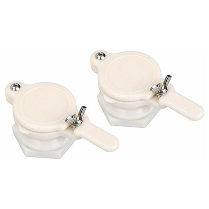 pcs Honey Gate Valve Abs Plastic 2.36″ Extractor Tap Honey Extractor Equipment Honey Tap For Beekeeper (White Honey.