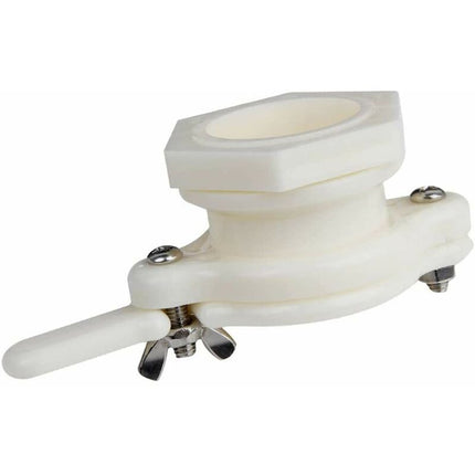 pcs Honey Gate Valve Abs Plastic 2.36″ Extractor Tap Honey Extractor Equipment Honey Tap For Beekeeper (White Honey.