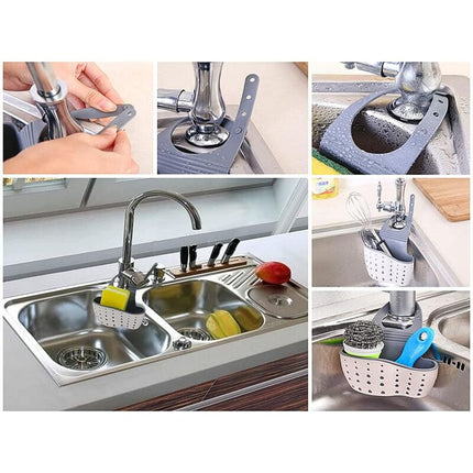 Kitchen Sink Sponge Holder, Hanging Drainer Basket, Hanging Drainer Basket, Sink Storage Shelf, Storage Sponge Holder,.