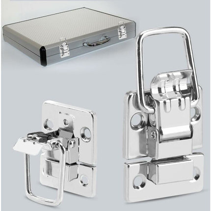 10 pcs Drawer Hardware Clasp Lock For Metal Jewelry Box Suitcase Lock Chests Latch.