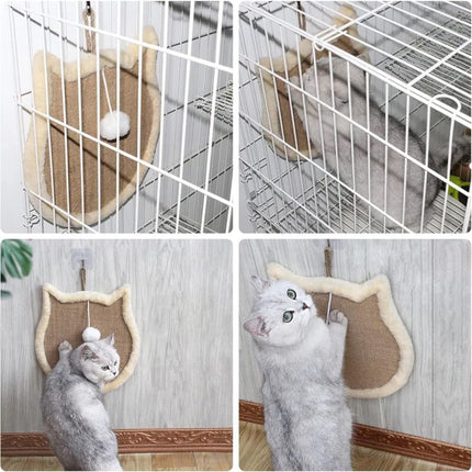 Cat Scratching Post, Cat Scratcher Cardboard Cat Scratcher Cardboard Cat Bowl Durable Cat Scratching Bed High Density.