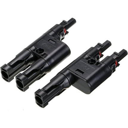 H- 1X Pair Of Solar Panel Connector (1 To 2 Branches), Mc4 Durable And Saving For Family.