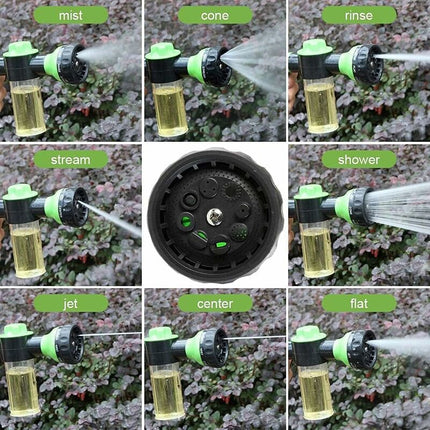 Garden Hose Foam Sprayer, 8 Patterns Nozzles High Pressure Watering Sprayer Soap Dispenser With Soap Tank For Washing.