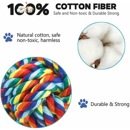 Dog Toys, ROpe Dog Toys, Chew Toys, Interactive Dog Toys, For Small/Medium Dogs (4 Pieces).