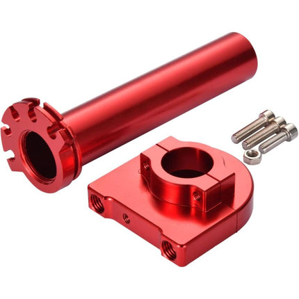 7/8" 22Mm Twist Throttle Grip With Handlebar Clamp Replacement For 50Cc 70Cc 90Cc 110Cc 125Cc Sport Motocross Dirt Pit.