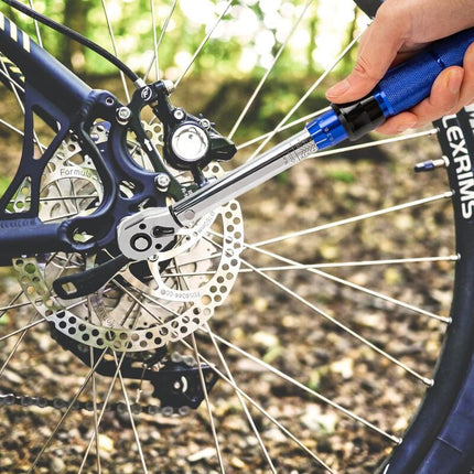 Bicycle Torque Wrench 1/4, Range 2-24Nm/17.7-212.4 In.Lb(Double Scale), Accuracy ±3%, 15 Pieces Bike Maintenance Kit.