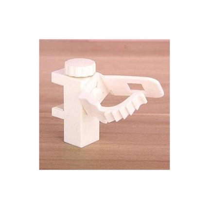 2 pcs Adjustable Crossbar Clamp Holder Curtain ROd Holder Towel Storage Rack Hook For Organizer.