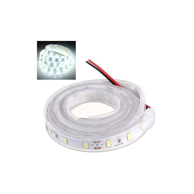 5M 5630 Smd LED Silicone Strip Light Cool White Waterproof 12V.