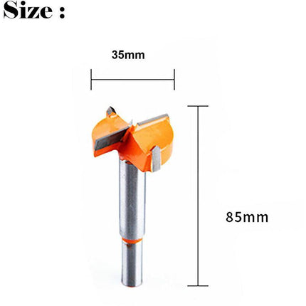 35Mm High Speed Hex Shank Hole Saw Cutter For Woodworking Hinge Hole Drilling 1Pc.