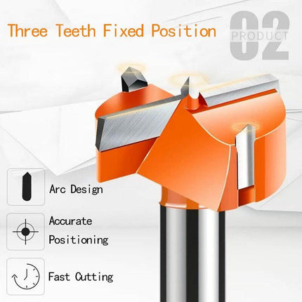 35Mm High Speed Hex Shank Hole Saw Cutter For Woodworking Hinge Hole Drilling 1Pc.