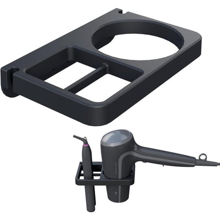 Hair Dryer & Hair Straightener Holders, Universal Wall Mount Organizer Accessories.
