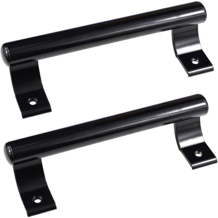 2 pcs 8" Aluminum Sliding Door Handle, Modern Metal Handle For Balcony Glass Doors, Bathroom Sliding Doors, Etc..
