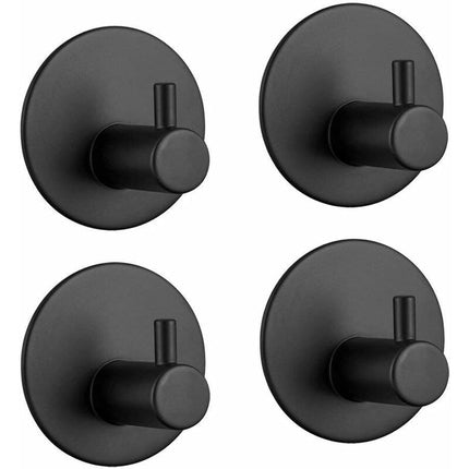 Stainless Steel Bathroom Wall Hooks, Self Adhesive Towel Holder For Kitchen, Living ROom And Office, Rustproof And.