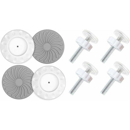 8 pcs Pressure Mounted Baby Proofing Wall Guards, Threaded Spindle ROds, Baby Safety Buffers For Stairs Doors, For.