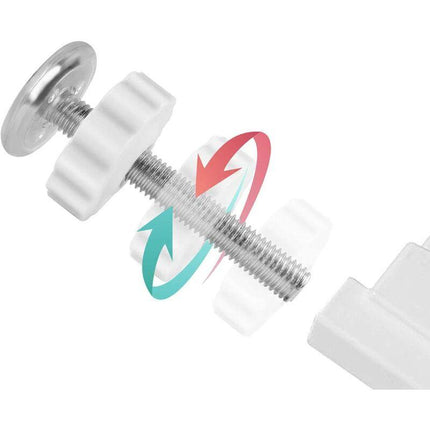 8 pcs Pressure Mounted Baby Proofing Wall Guards, Threaded Spindle ROds, Baby Safety Buffers For Stairs Doors, For.