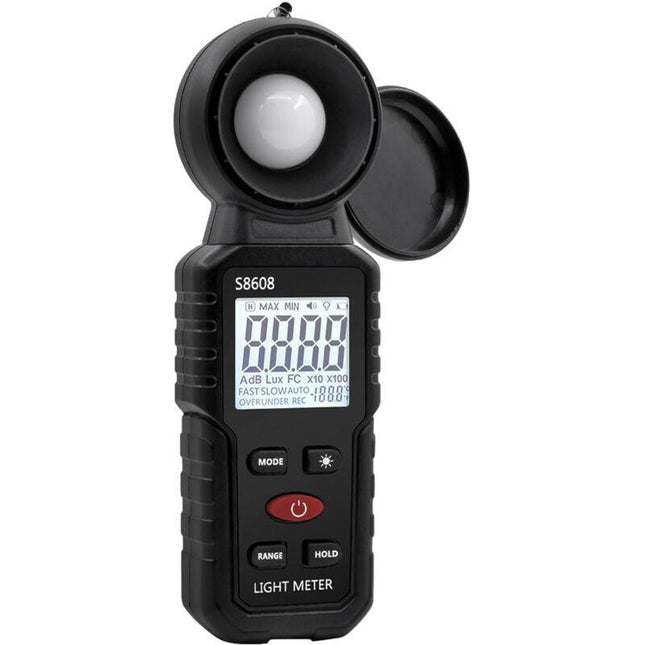 Digital Lux Meter, Light Measurement With 0.1-200,000 Lux, Portable Digital Ambient Light Meter Range Up To 200,000 Lux.