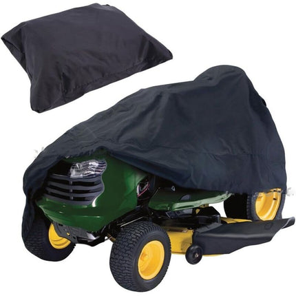 1Pc Waterproof Lawn Mower Cover Uv Resistant Oxford Cloth (170 X 61 X 117Cm, Black).