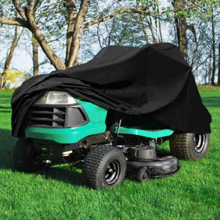 1Pc Waterproof Lawn Mower Cover Uv Resistant Oxford Cloth (170 X 61 X 117Cm, Black).