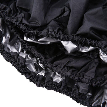 1Pc Waterproof Lawn Mower Cover Uv Resistant Oxford Cloth (170 X 61 X 117Cm, Black).