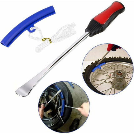 Spoons Tire Lever Tool 3 Spoons Pneumatic Tool Lever With 3 Rim Protectors For Car Motorcycle Accessory.