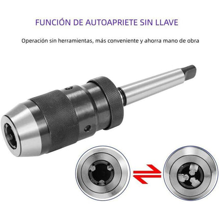 Self-Tightening Drill Chuck Mt2-B16 1-16Mm Mk Taper Chuck For Cnc Lathe Drill.