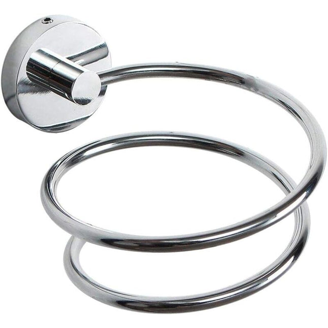 Wall Mounted Hair Dryer Holder, 304 Stainless Steel Hair Dryer Storage/Holder, Bathroom Accessories.