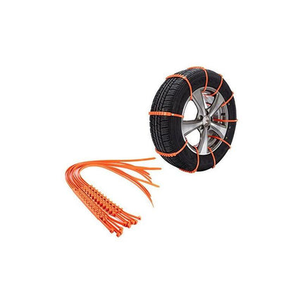 Tire Chain Snow Sock Tire Chains Universal Anti-Skid Tire Chains, Nylon Auto Reusable Emergency Car Universal Fit Snow.