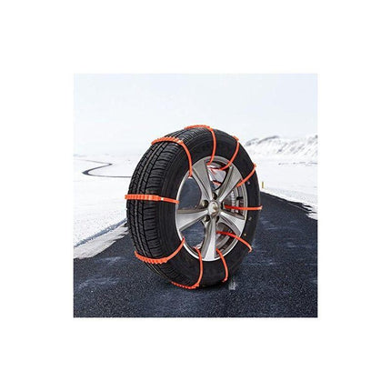 Tire Chain Snow Sock Tire Chains Universal Anti-Skid Tire Chains, Nylon Auto Reusable Emergency Car Universal Fit Snow.