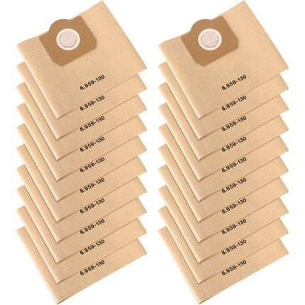 Vacuum Cleaner Bags, 20 Pack Upright Vacuum Cleaner Bags, Paper Filter Bags, For Karcher 6.959-130.0.