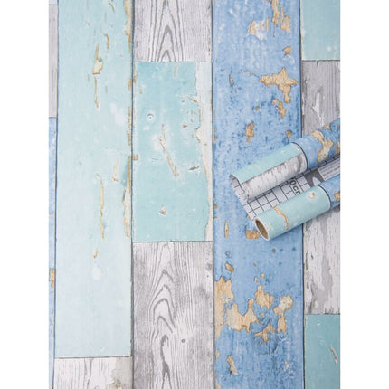 Self Adhesive Vinyl Wallpaper For Furniture Countertop Wood Grain Pattern Decorative Sticker,0.456M.