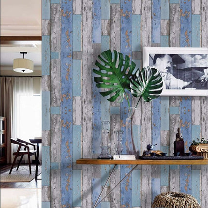 Self Adhesive Vinyl Wallpaper For Furniture Countertop Wood Grain Pattern Decorative Sticker,0.456M.