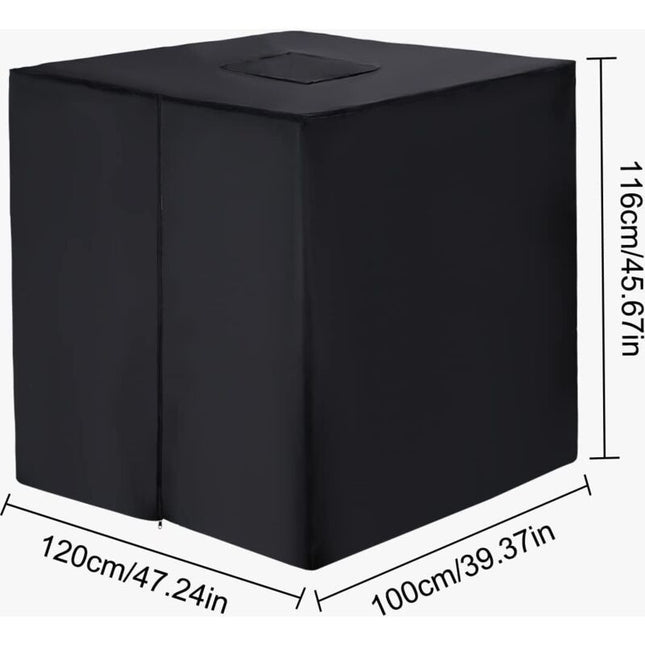 1000L Ibc Tank Cover, 420D Water Tank Cover, Anti-Uv Tank Protection Cover, Ibc Tank Protective Cover With Zipper, 120.