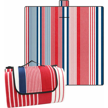 Picnic Mat 200 X 200 Cm, Waterproof Picnic Blanket For Beach And Garden, Large Picnic Tablecloth For Family (4-6 People).