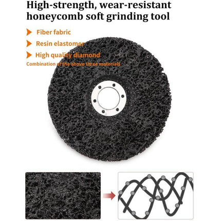 5 pcs Grinding Disc, 125 X 22 Mm, Abrasive Disc For Angle Grinder, Csd Abrasive Cleaning Disc Coarse Cleaning Discs For.