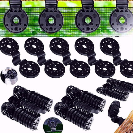 50 pcs Practical Heavy Duty Fixing Clip For Privacy Screen Fabric Sunshade In Greenhouse.