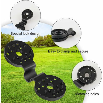 50 pcs Practical Heavy Duty Fixing Clip For Privacy Screen Fabric Sunshade In Greenhouse.
